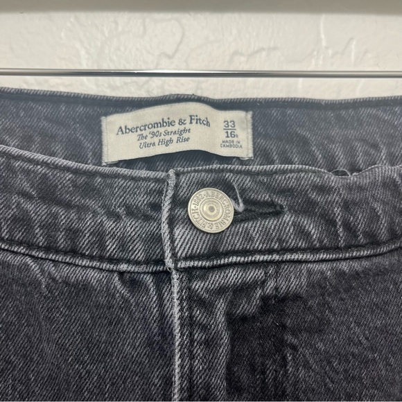 Abercrombie & Fitch The 90s Straight Ultra High Rise Size 33 - Picture 4 of 8